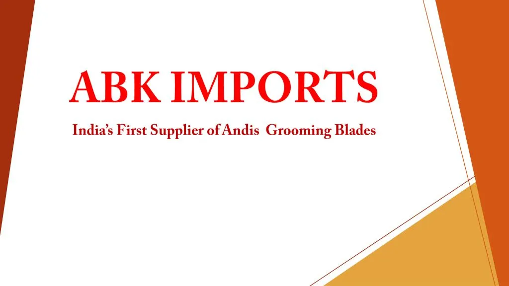 abk imports india s first supplier of andis grooming blades