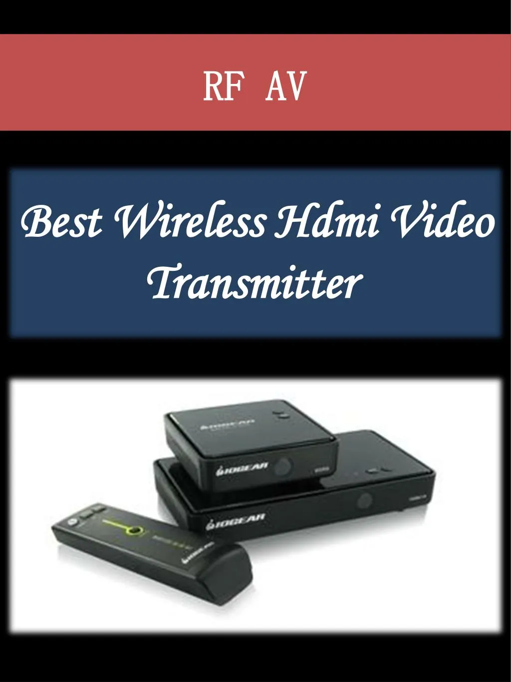 best wireless hdmi video transmitter