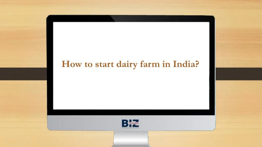 how to start dairy farm in india
