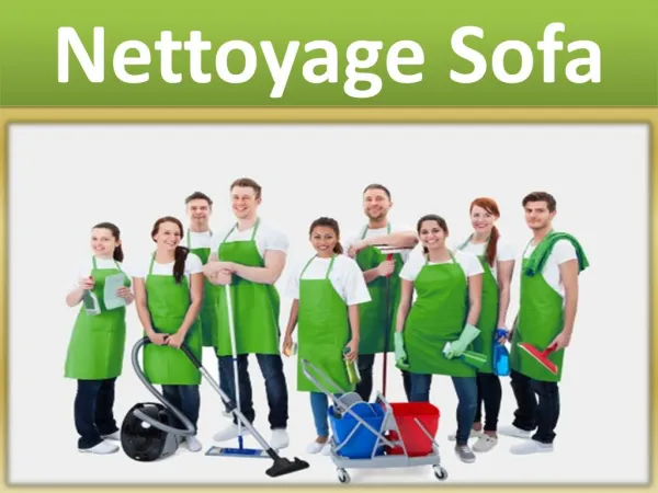 Nettoyage Sofa