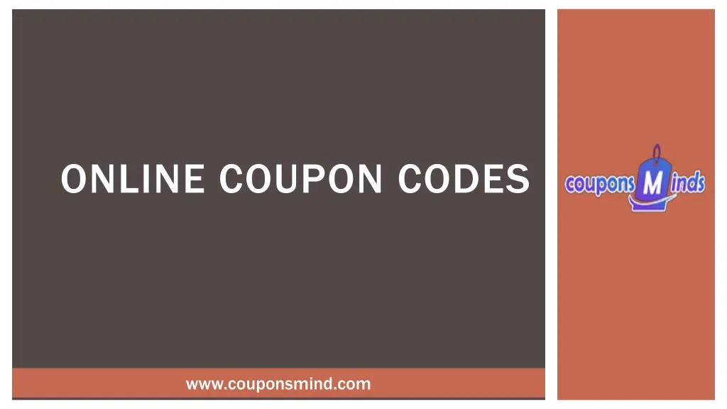online coupon codes
