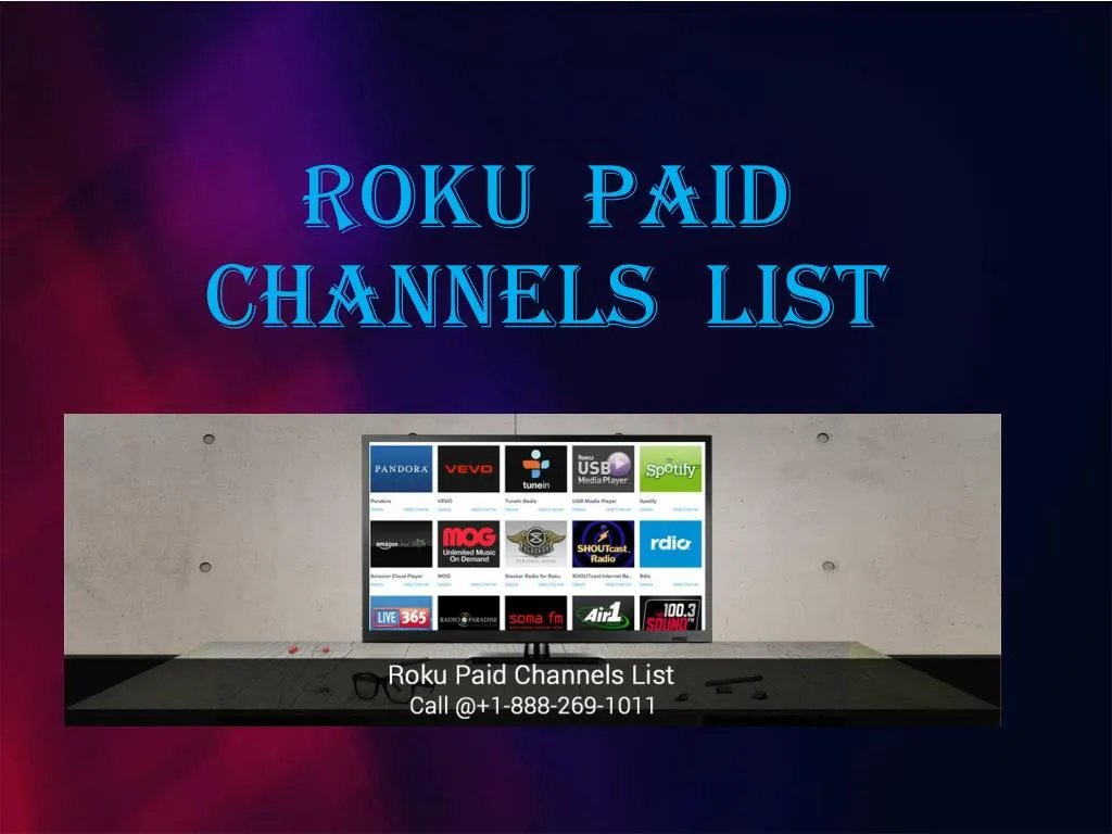 roku paid channels list