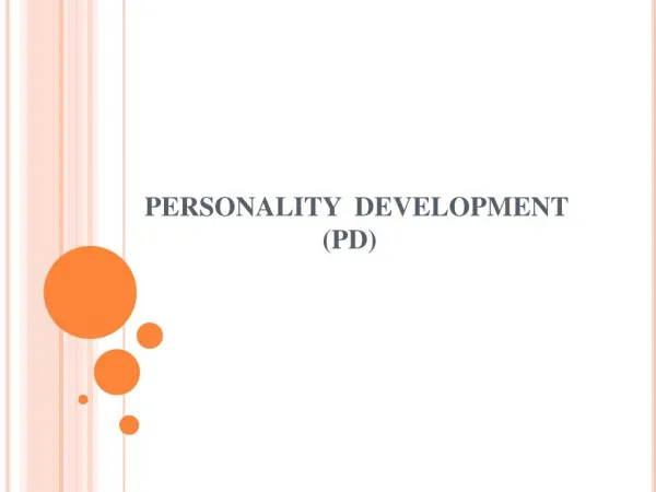 Personality Development course institute, Chandigarh