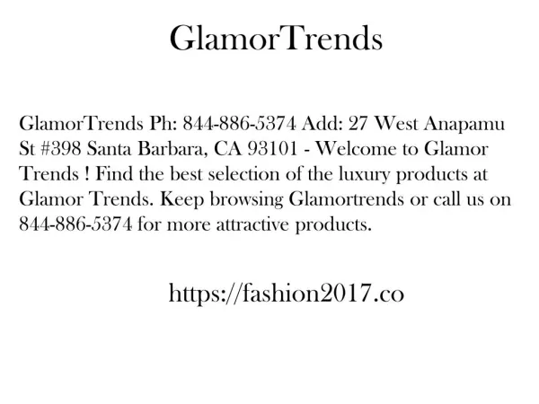 glamortrends