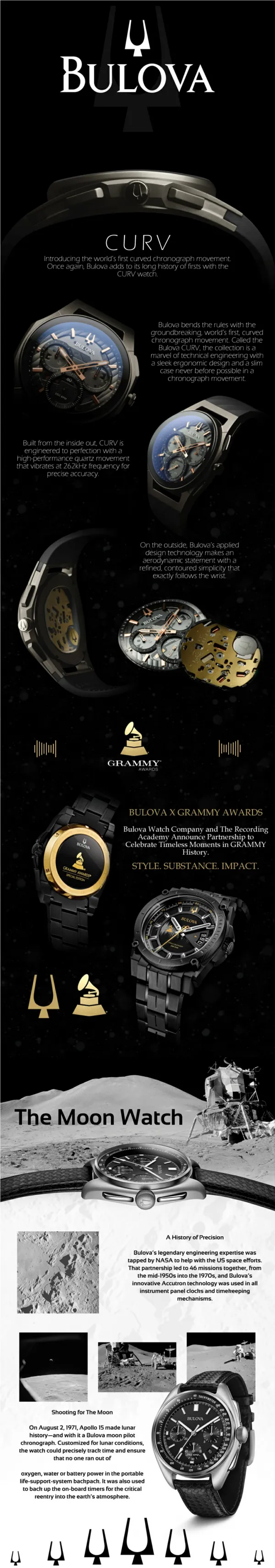 Bulova Watches Infographic