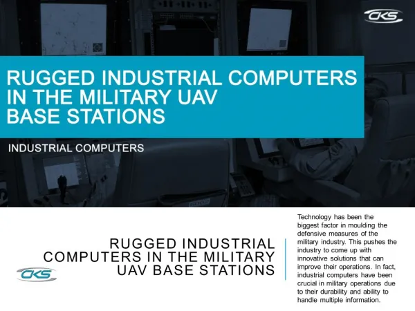 Rugged Industrial Computers in the Military UAV Base Stations