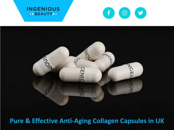 Pure & Effective Anti-Aging Collagen Capsules in UK