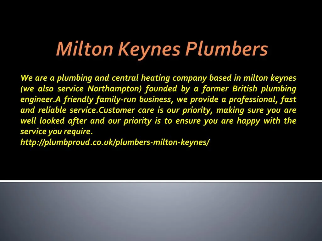 milton keynes plumbers