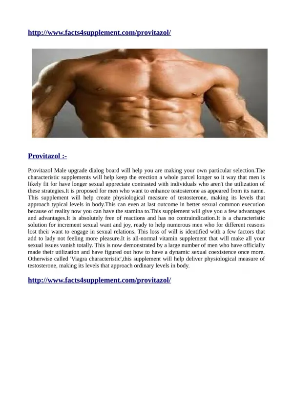 http://www.facts4supplement.com/provitazol/