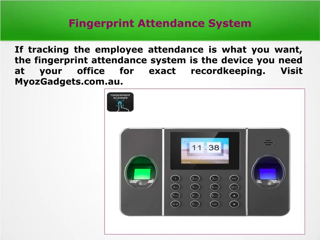 fingerprint attendance system