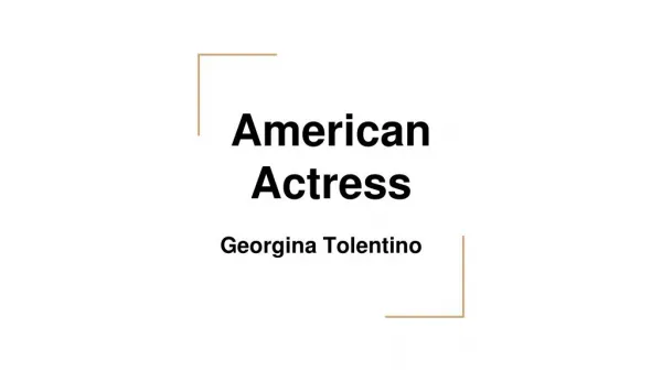 American Actress