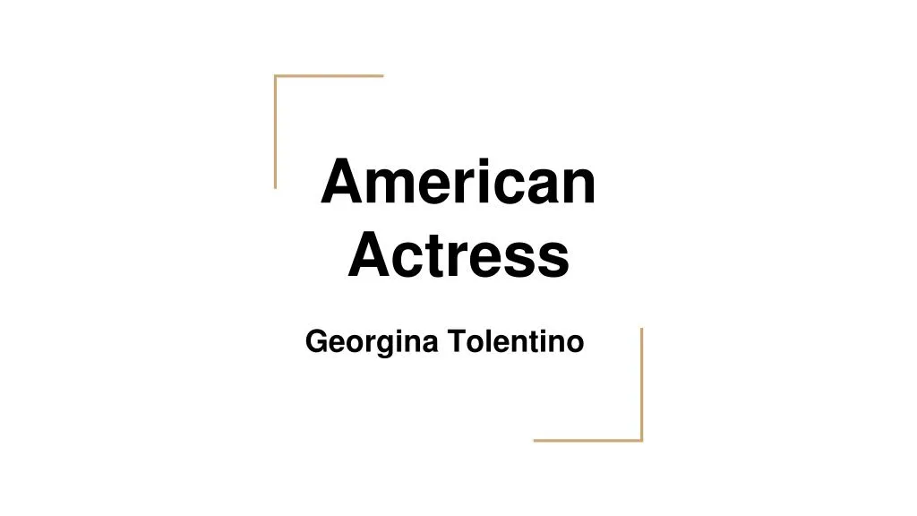 american actress