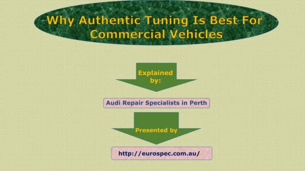 why authentic tuning is best for commercial vehicles