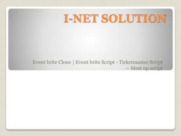 Event brite Clone | Event brite Script - Ticketmaster Script â€“ Meet up script