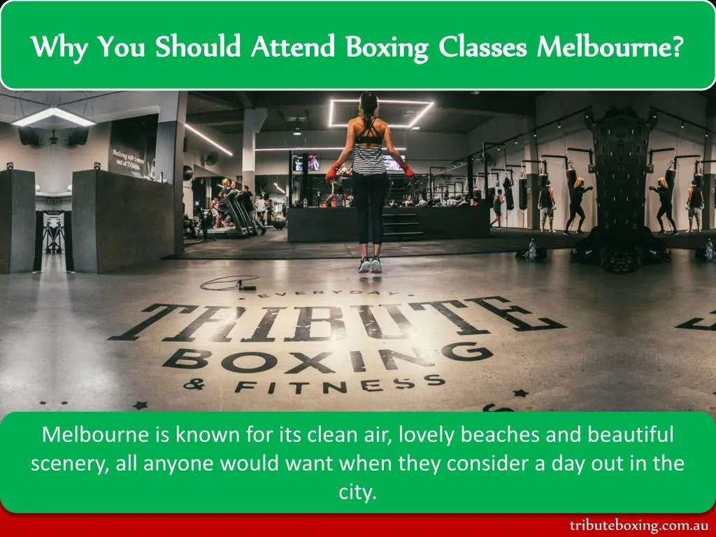 why you should attend boxing classes melbourne