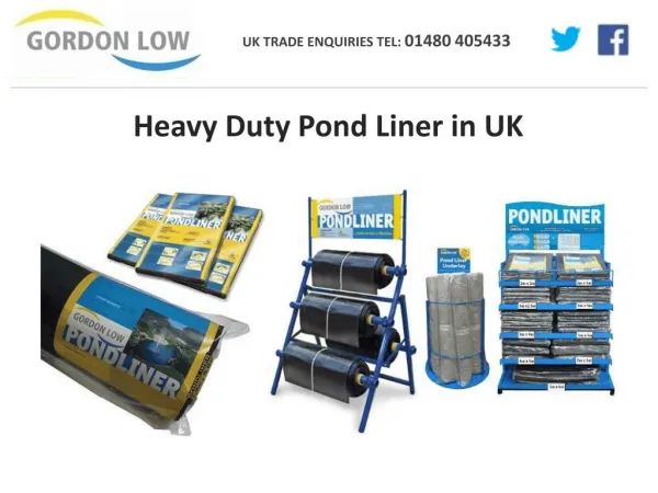 Heavy Duty Pond Liner in UK