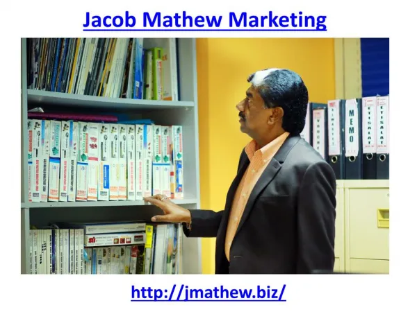 Meet with Jacob Mathew the marketing king