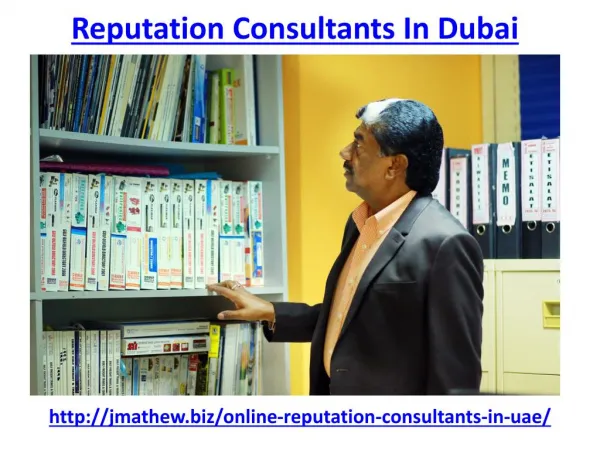 Get the best result of reputation consultants in Dubai