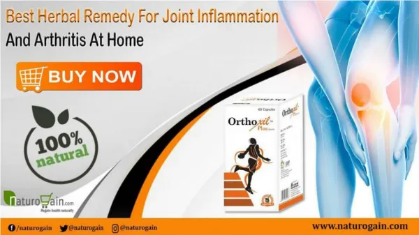Best Herbal Remedy for Joint Inflammation and Arthritis at Home