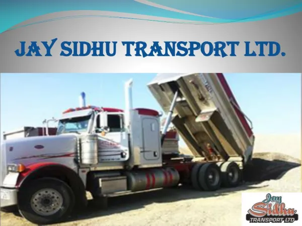 Find the Best Hauling Services in Edmonton by Jay Sidhu Transport Ltd