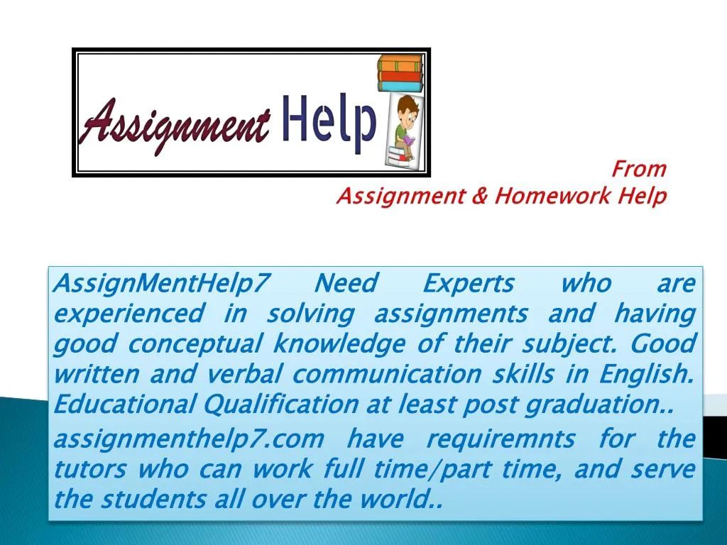 from assignment homework help