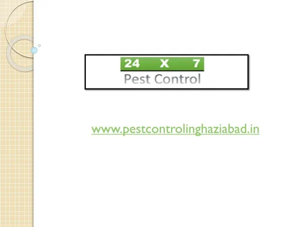 Professional pest control services in ghaziabad