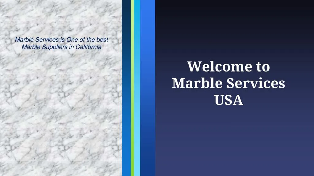welcome to marble services usa