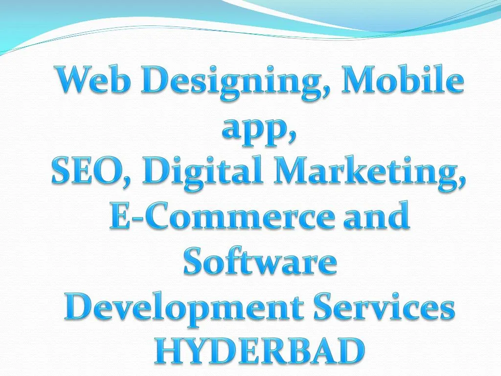 web designing mobile app seo digital marketing