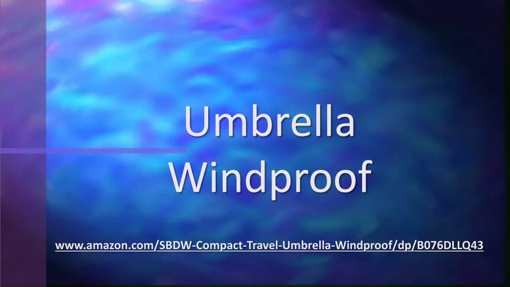 umbrella windproof