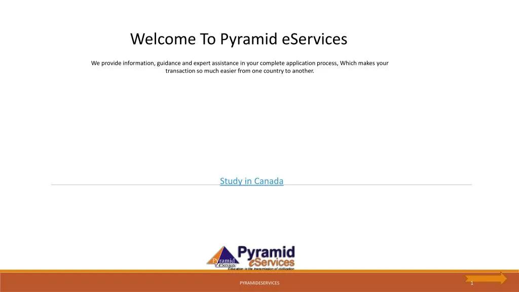 welcome to pyramid eservices