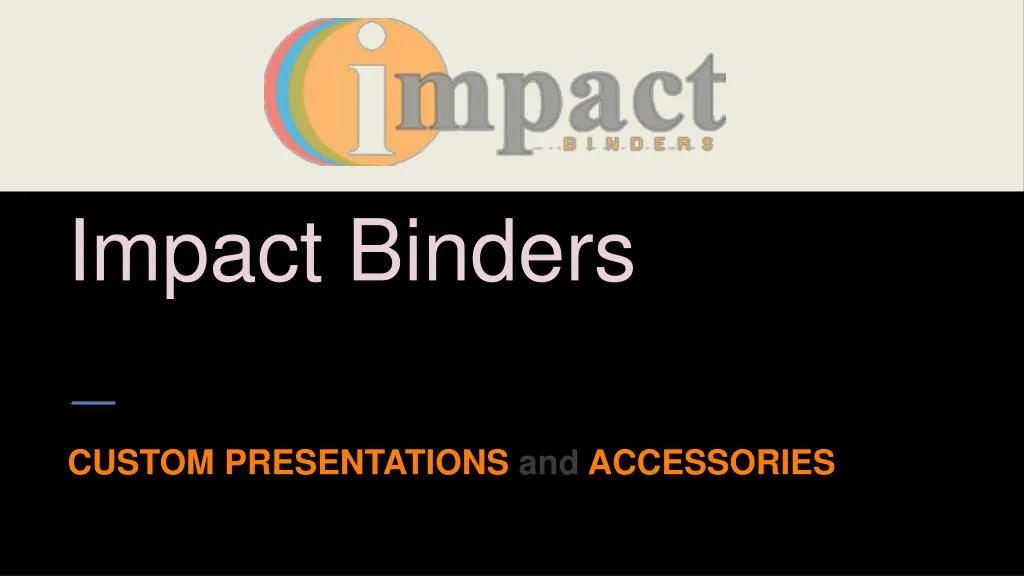 impact binders