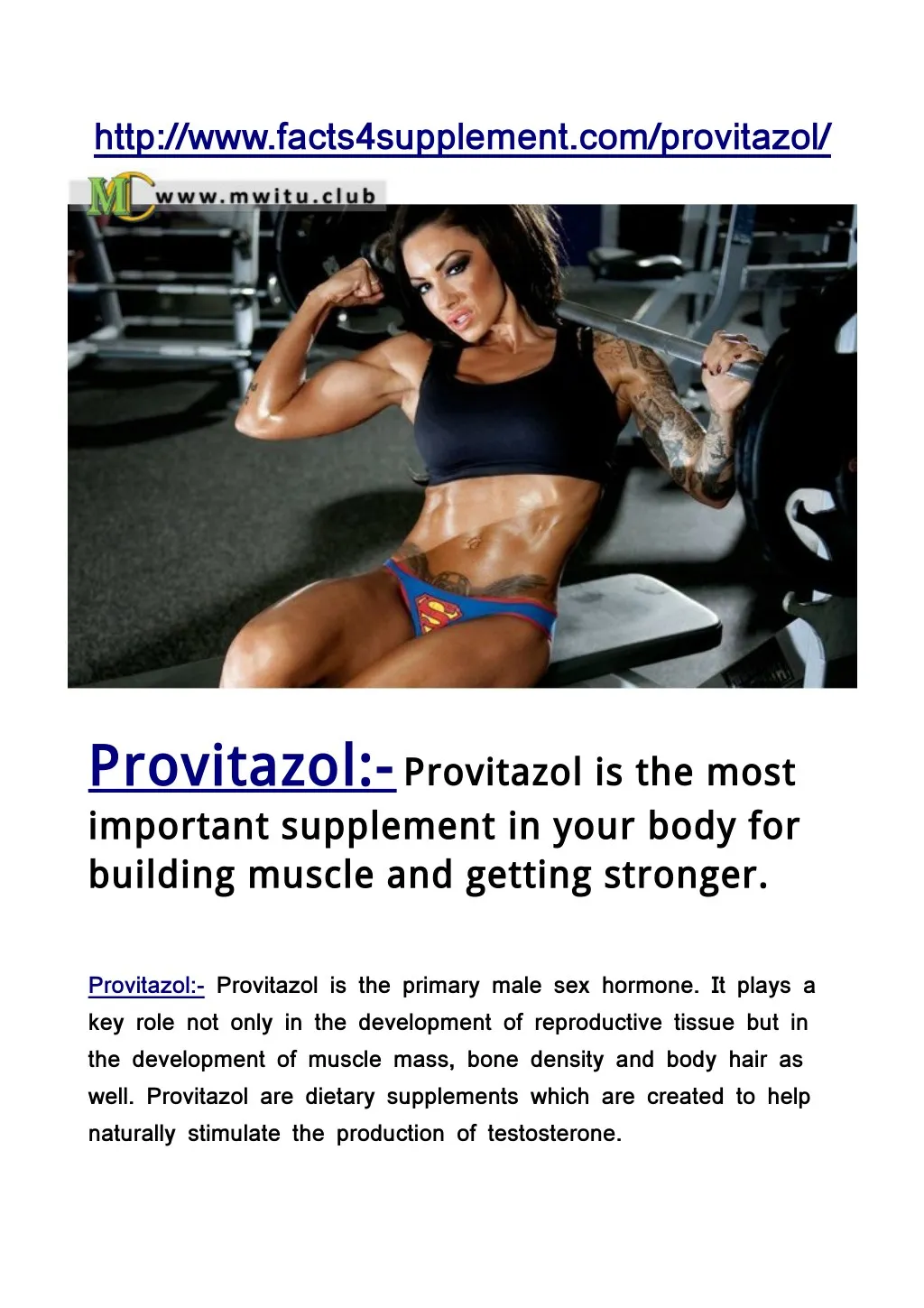 http www facts4supplement com provitazol