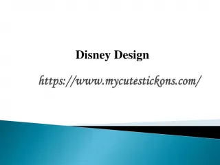 Disney designs - slide 1