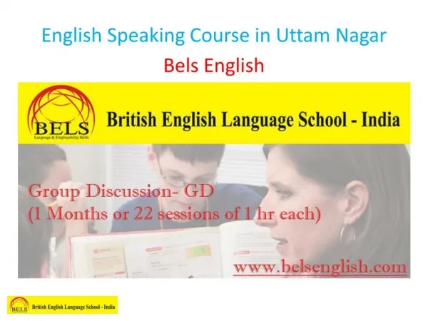 English Speaking Course in Uttam Nagar