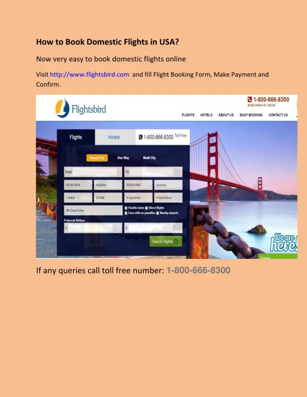 How to Book Domestic Flights in USA?