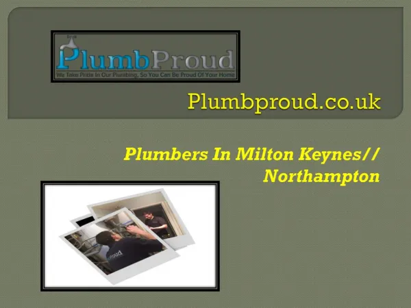 Plumbers In Northampton