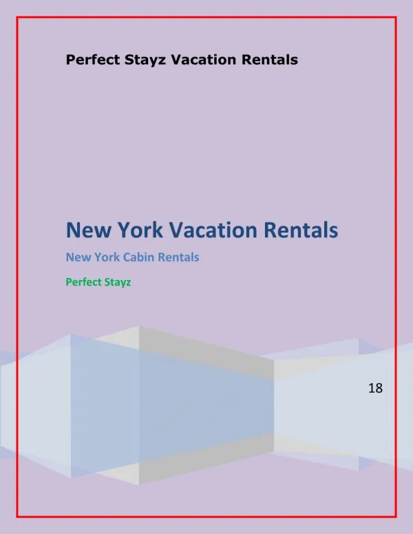 new york vacation rentals