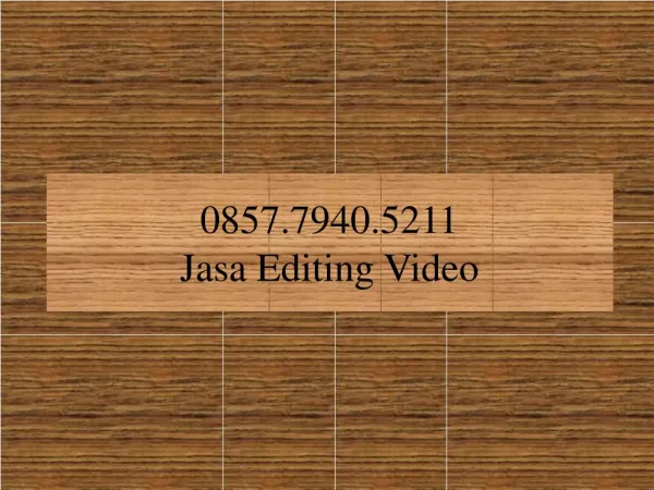 0857.7940.5211 - Jasa Editing Video , Jasa Pembuatan Video Klip Animasi