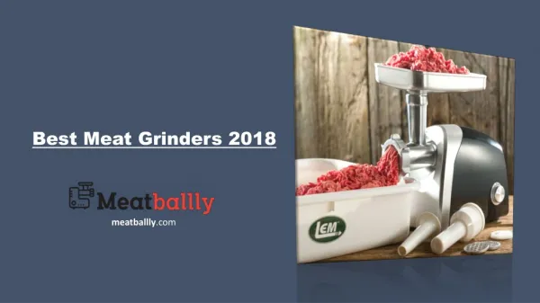 Best Meat Grinder For Everyone In 2018