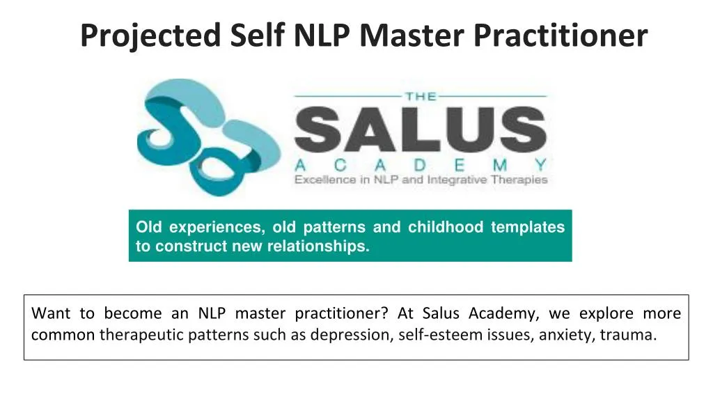 projected self nlp master practitioner