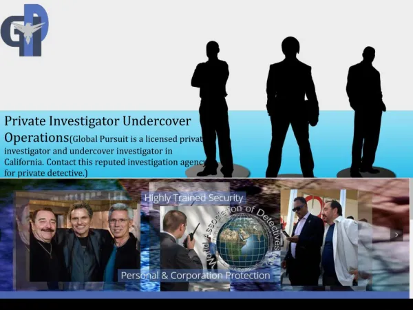 Private Investigator Undercover Operations