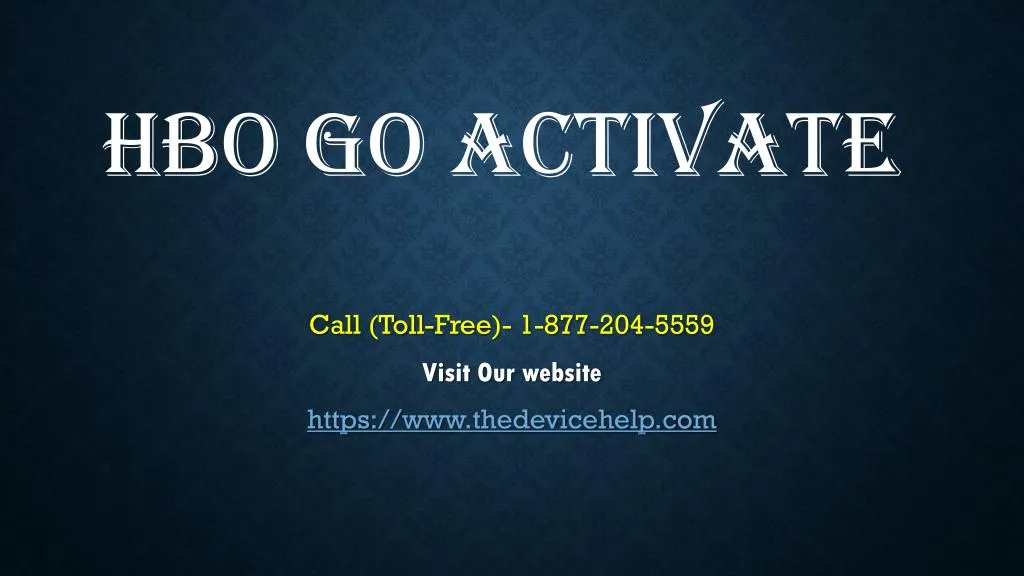 hbo go activate