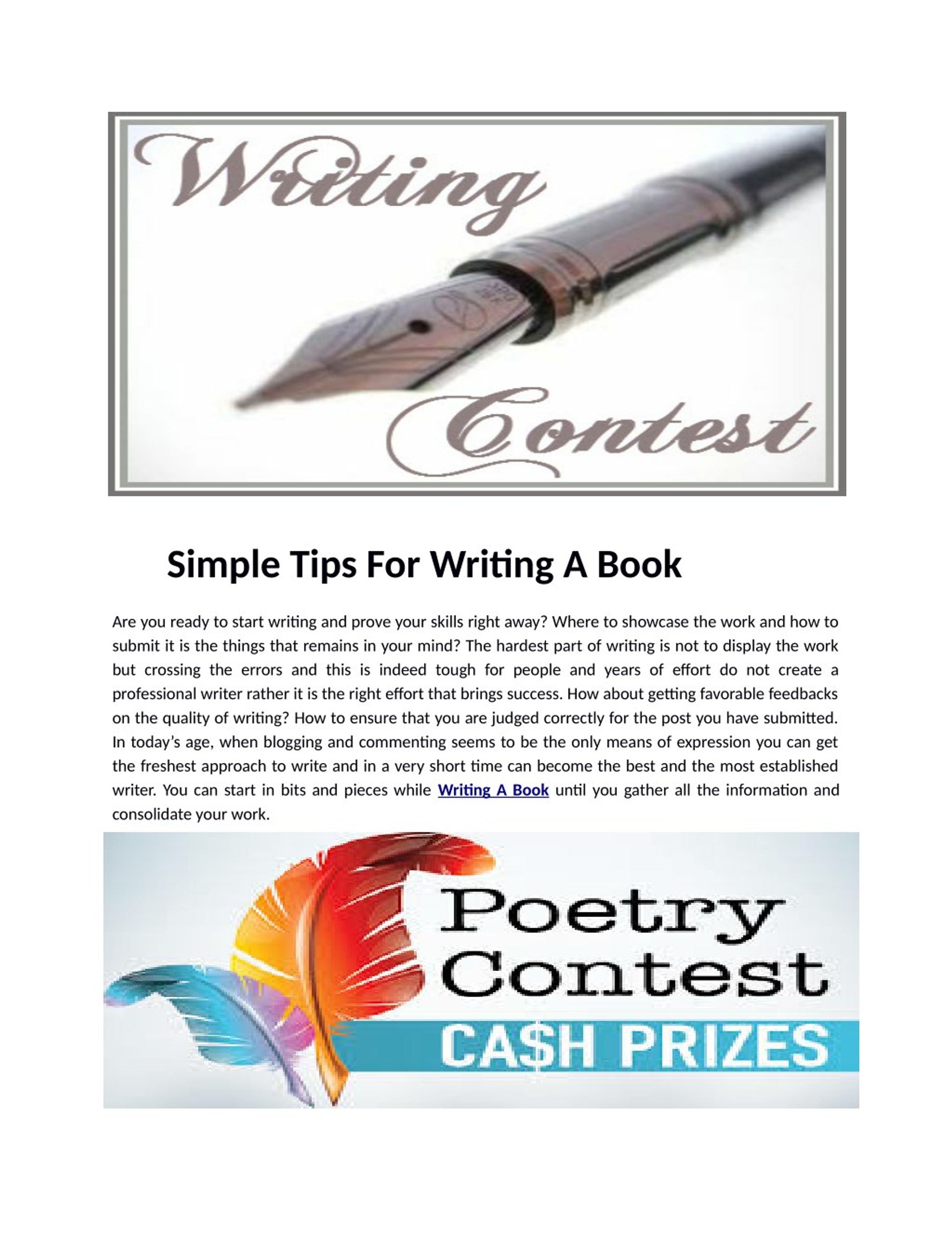 PPT - Simple Tips For Writing A Book PowerPoint Presentation, free ...