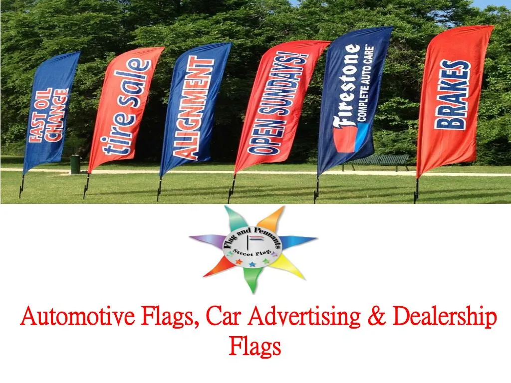 automotive flags car advertising dealership flags