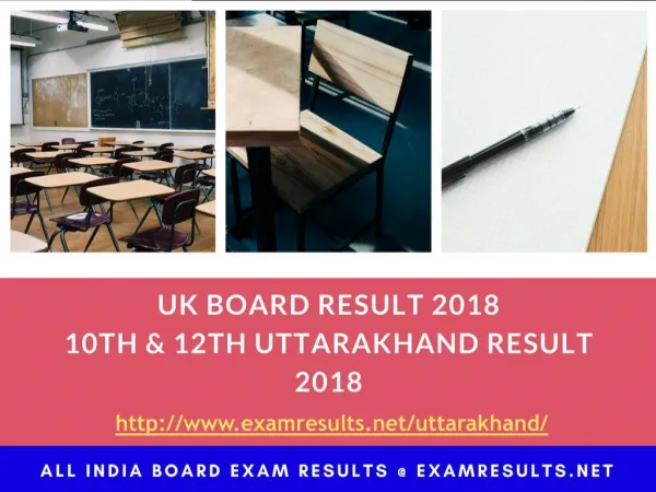 UK Board Result 2018, UK Board 10th & 12th Class Result 2018