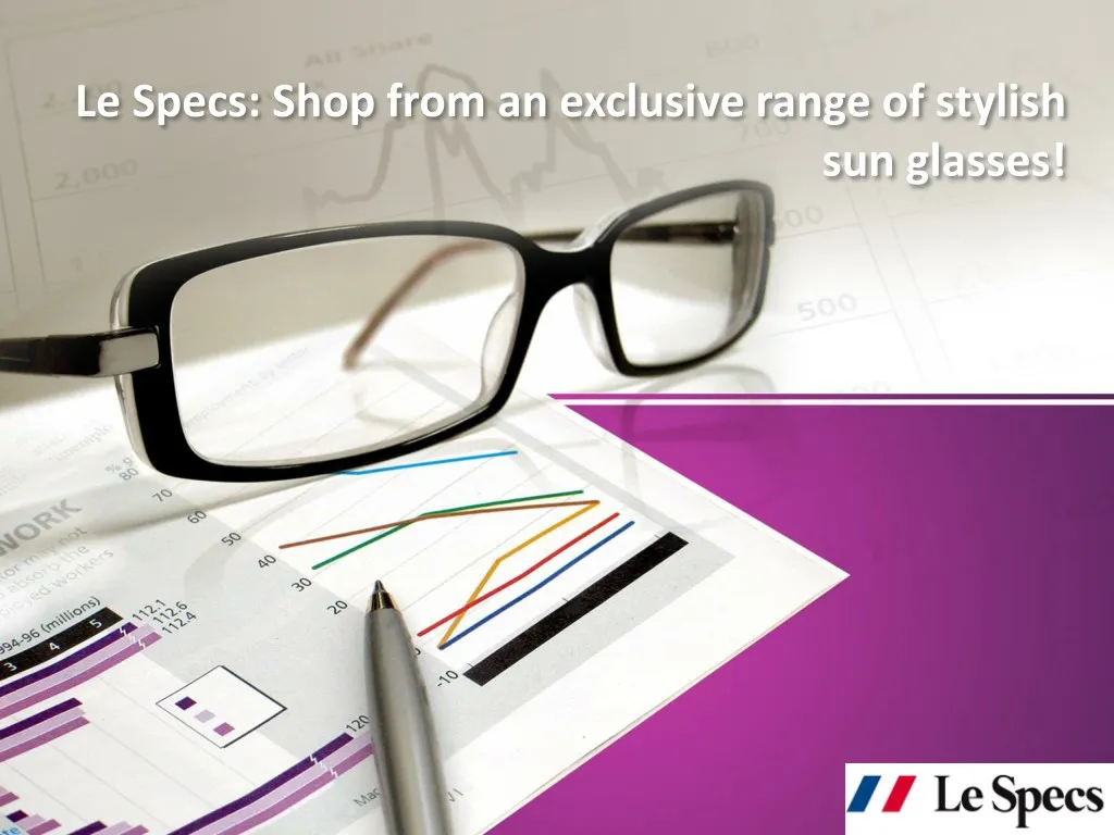 le specs shop from an exclusive range of stylish