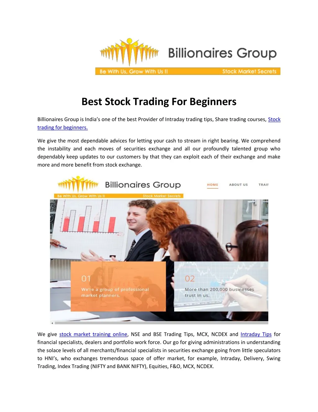 best stock trading for beginners