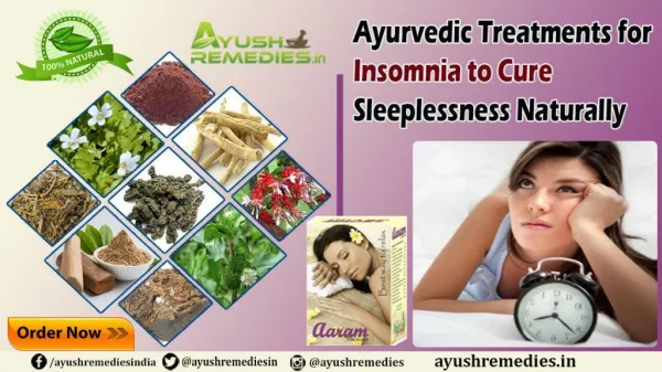 Ayurvedic Treatments for Insomnia to Cure Sleeplessness Naturally