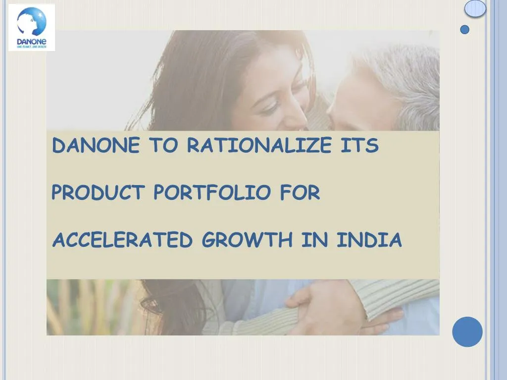 danone to rationalize its product portfolio
