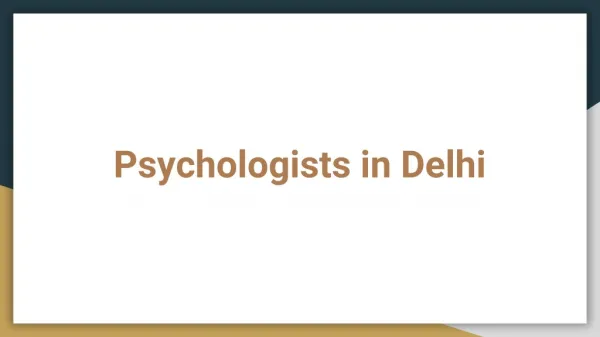 Psychologist in Delhi - Book Instant Appointment, Consult Online, View Fees, Feedbacks | Lybrate